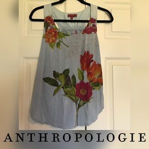 Anthropologie One September Flower Tanktop